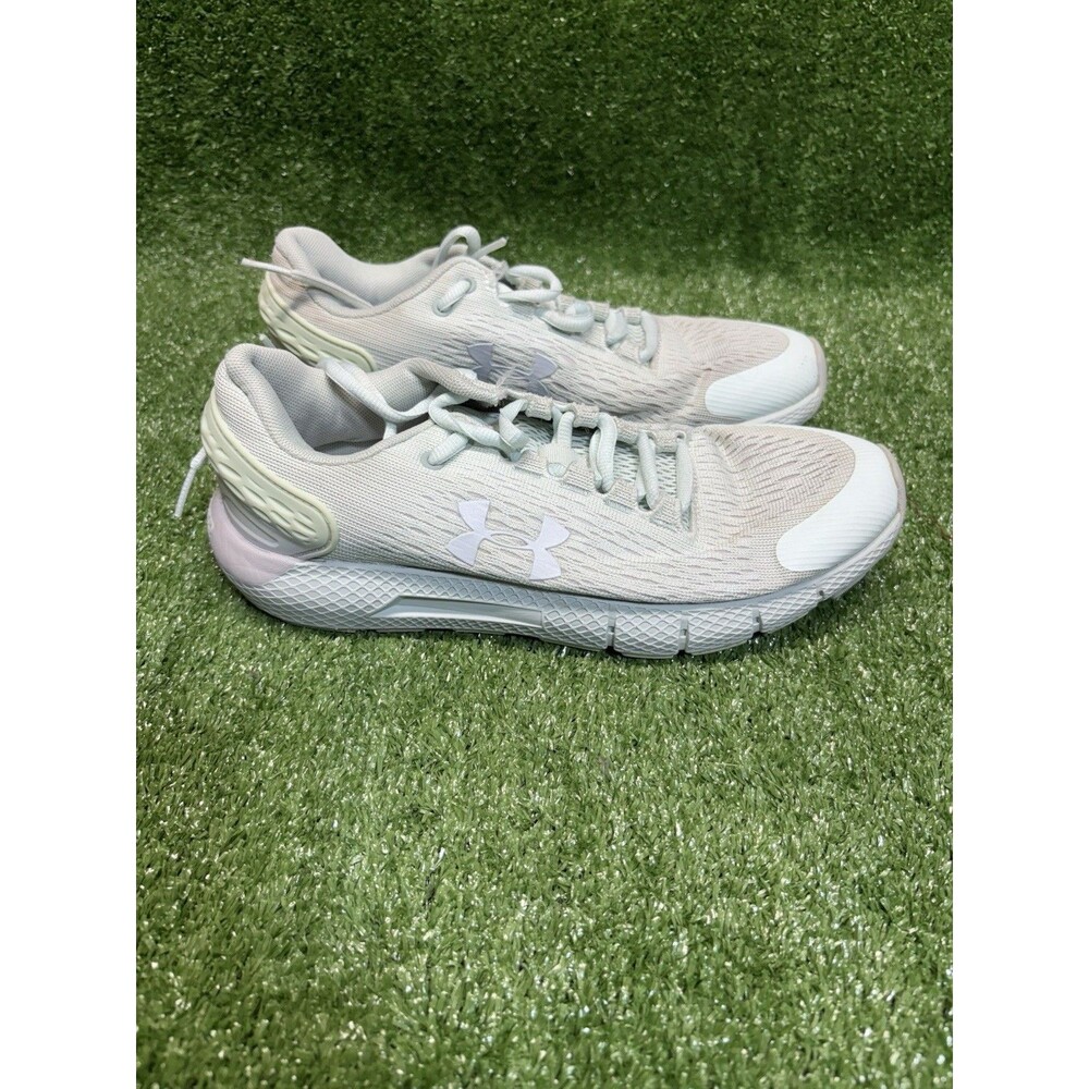 Under Armour Charged Rogue 2 Womens Sz 7 Green Athletic Running Shoes Sneakers